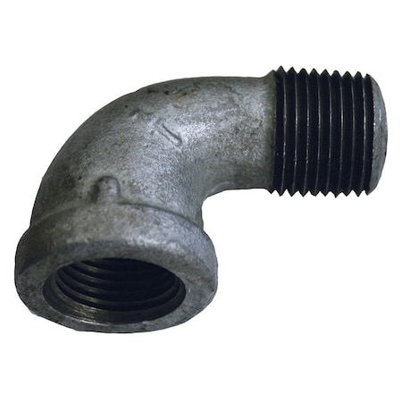 Jones Stephens 1/8in. Galvanized Iron 90Deg. Street Elbow, Banded G2540001